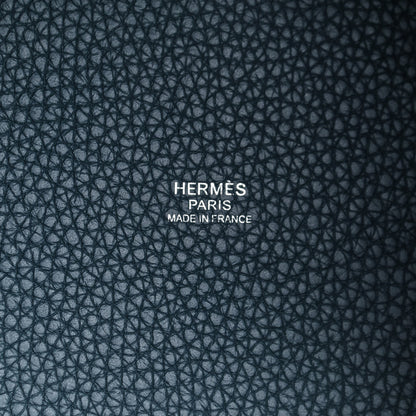 Hermes Taurillon Clemence Picotin Lock 18 PM Vert Bosphore 7 of 8