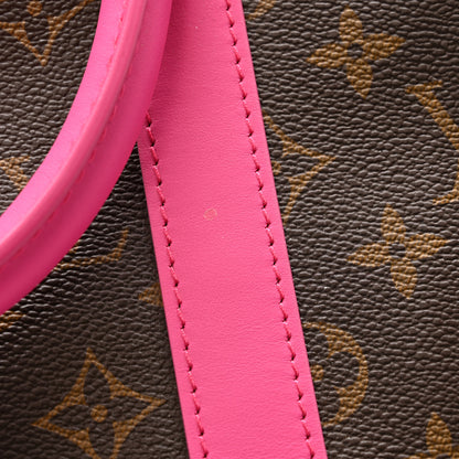 Louis Vuitton Monogram Macassar Keepall Bandouliere 50 Fuchsia 8 of 11