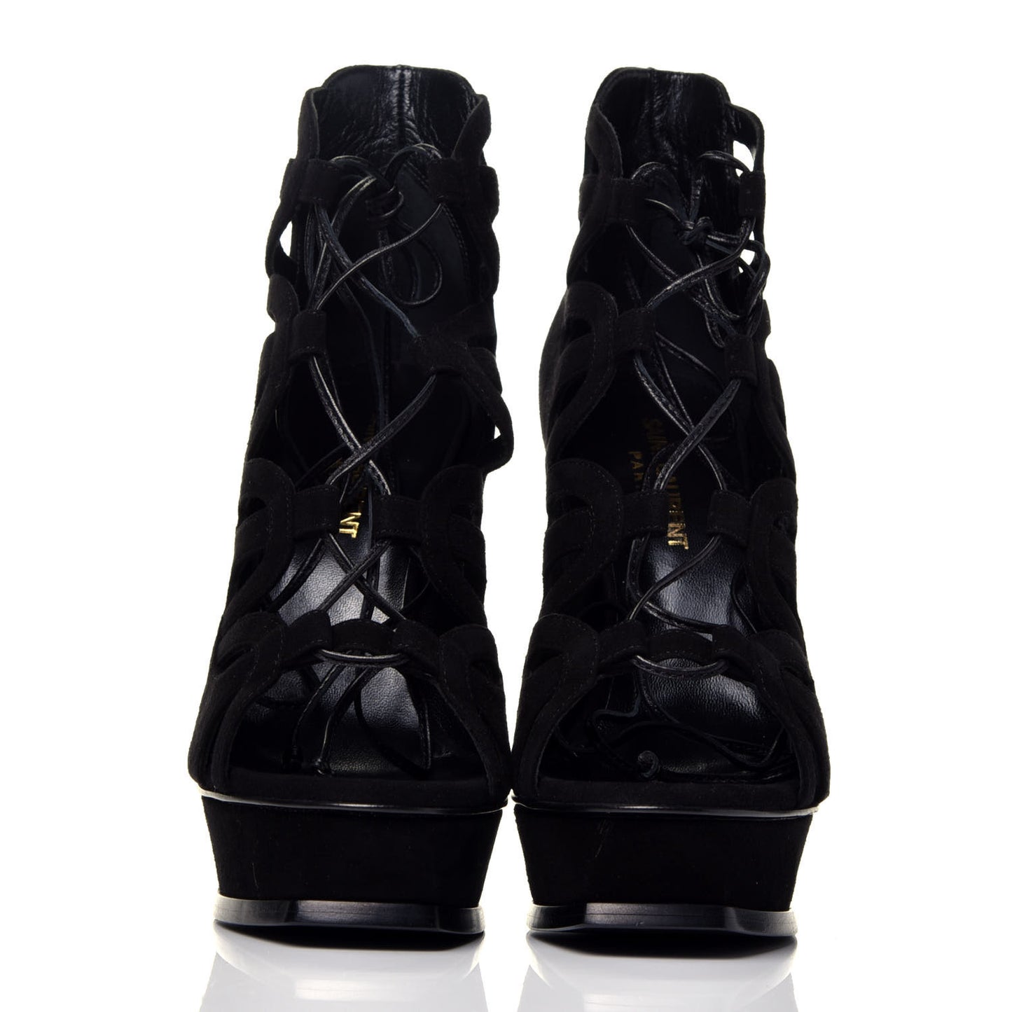 Kid Scamosciato Tribute 105 Platform Sandals 37 Black