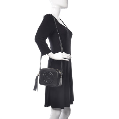 Gucci Pebbled Calfskin Small Soho Disco Bag Black 2 of 9