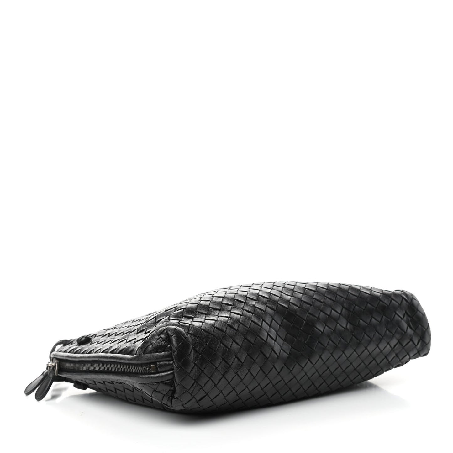 Nappa Intrecciato Nodini Crossbody Messenger Black