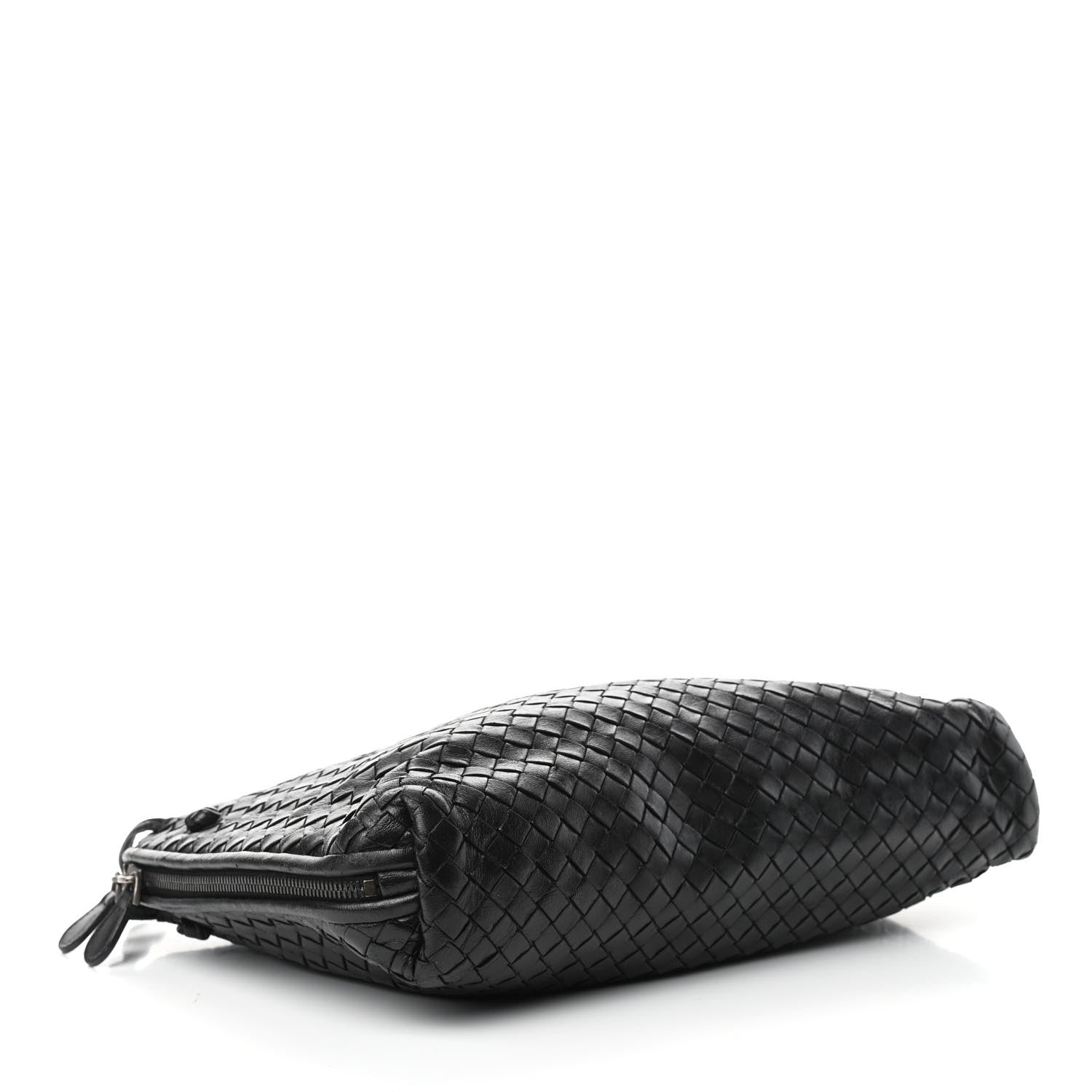 Bottega Veneta Nappa Intrecciato Nodini Crossbody Messenger Black 4 of 9