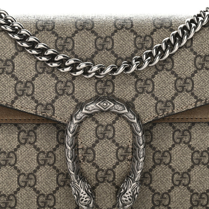Gucci GG Supreme Monogram Small Dionysus Shoulder Bag Taupe 8 of 10