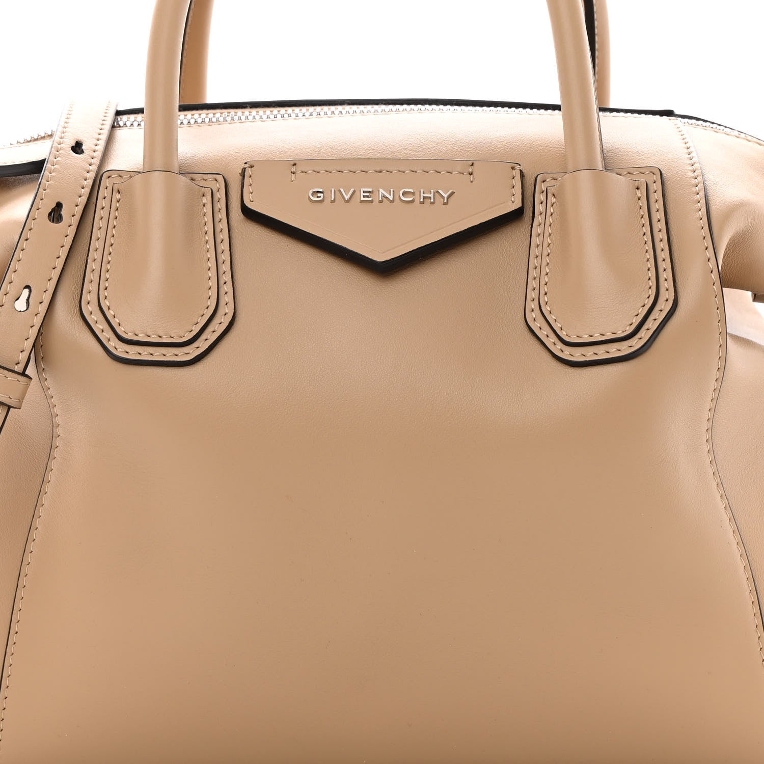 Givenchy Smooth Calfskin Small Soft Antigona Beige Cappuccino 7 of 9