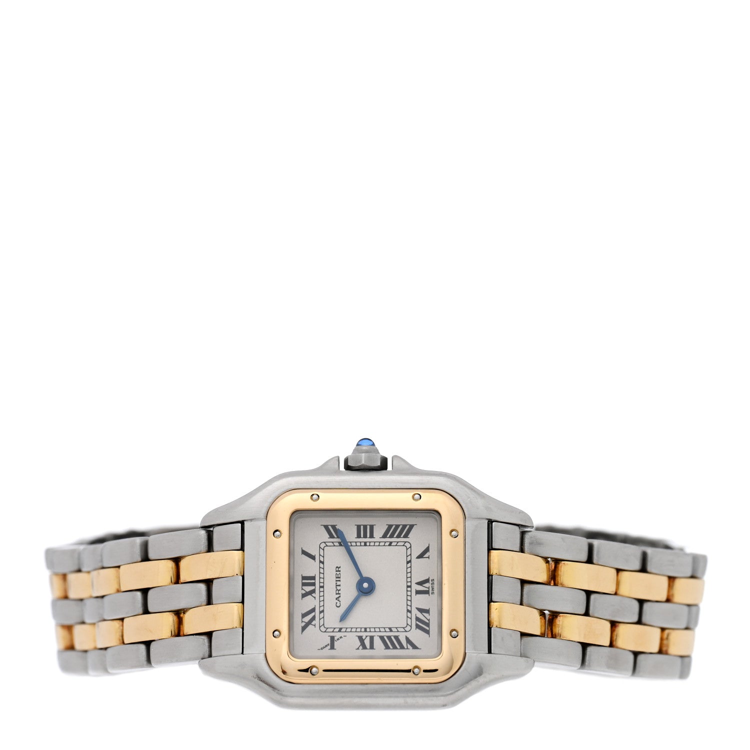 Cartier Stainless Steel 18K Yellow Gold 22mm Panthere Quartz Watch 2 of 5