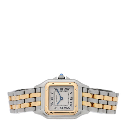Cartier Stainless Steel 18K Yellow Gold 22mm Panthere Quartz Watch 2 of 5