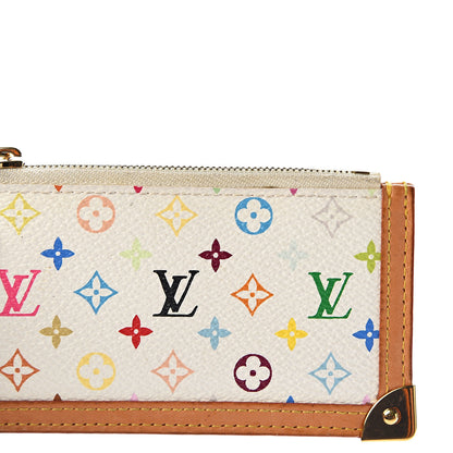 Louis Vuitton Monogram Multicolor Key Pouch White 6 of 6