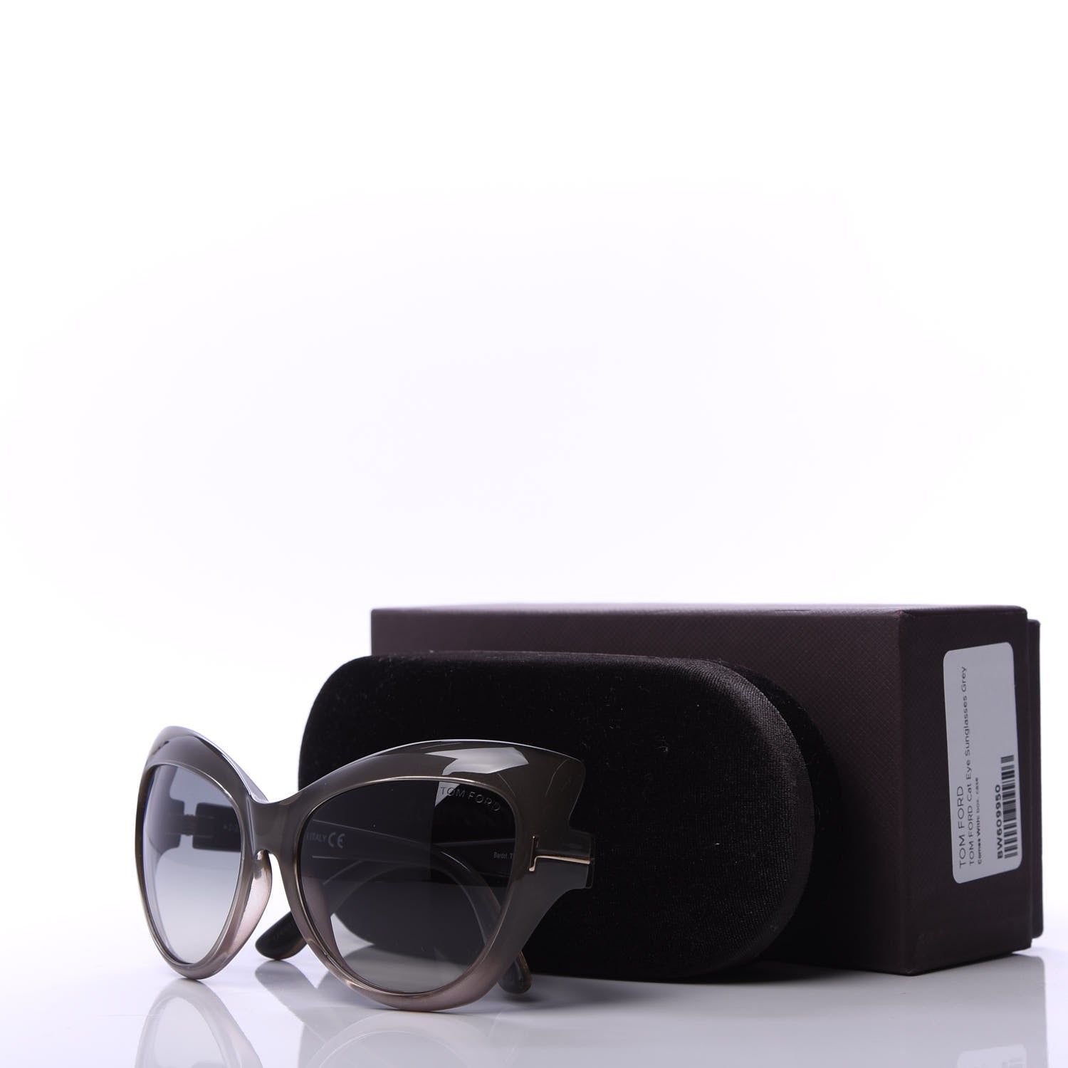 Tom Ford Cat Eye Bardot TF9284 Sunglasses Dark Grey 8 of 8