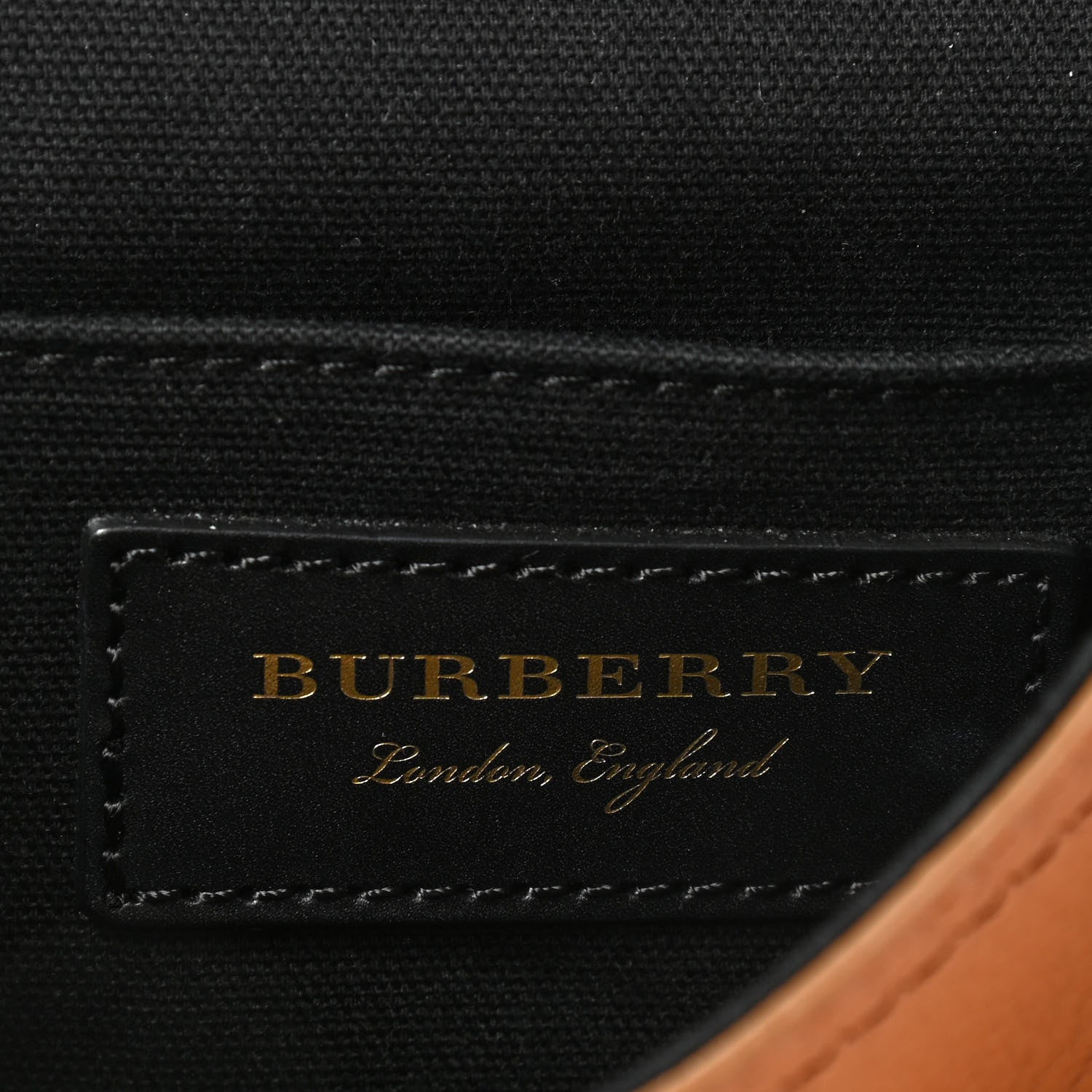 Burberry Deerskin The Bridle Crossbody Pale Clementine 6 of 9