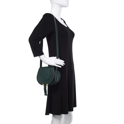 Chloe Calfskin Mini Marcie Round Crossbody Bag Rainforest 2 of 10