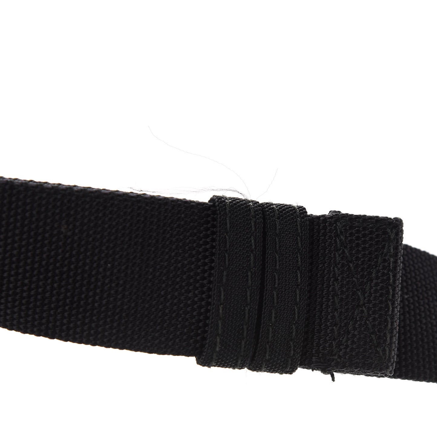 Nylon Canvas Explorer Beltpack Black White