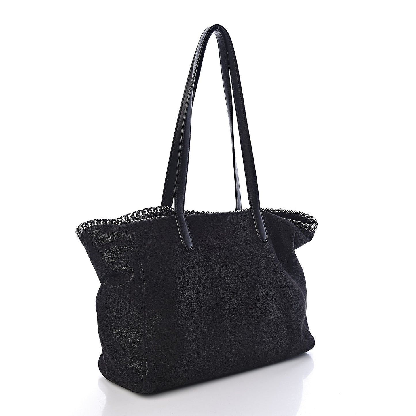 Shaggy Deer Falabella East West Shopper Tote Black