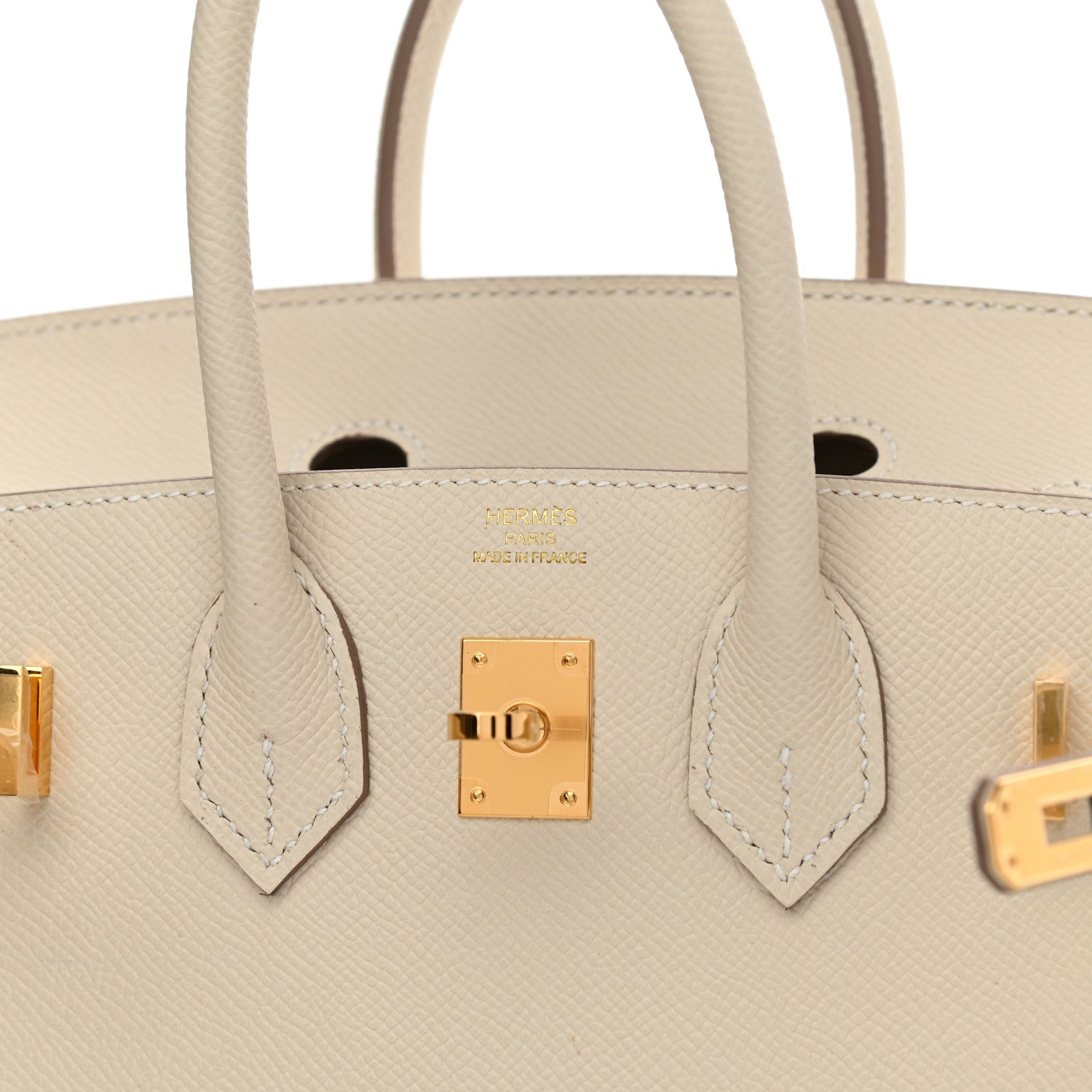 Hermes Epsom Birkin Sellier 25 Craie 6 of 11