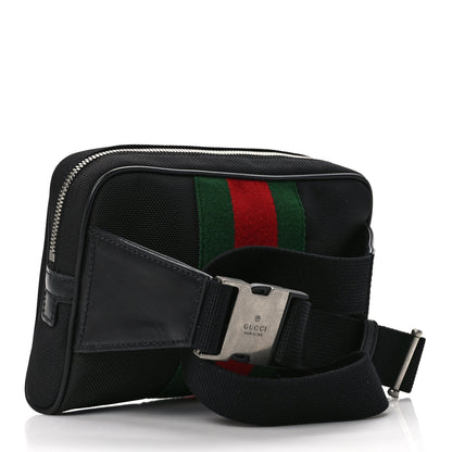 Gucci Canvas Web Slim Belt Bag Black 3 of 10