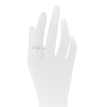 Gucci Sterling Silver 10mm Trademark Ring 58 8.25 2 of 5