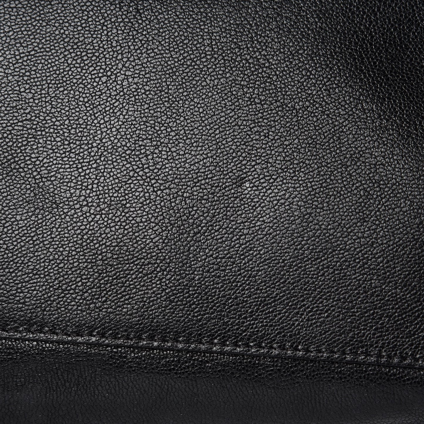 Vitello Medusa Short Handle Tote Black
