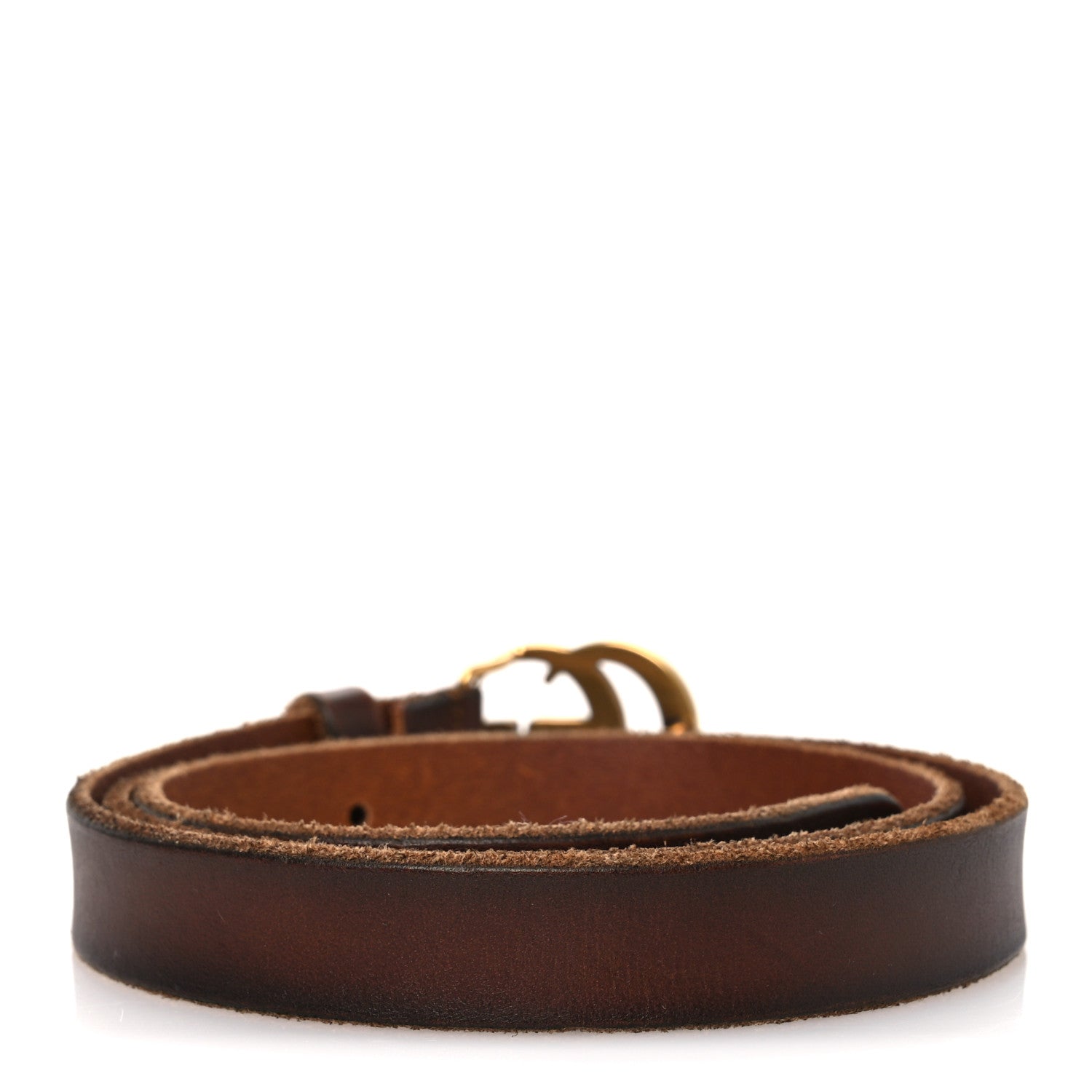 Gucci Faded Calfskin Double G 20mm Belt 85 34 Cuir 2 of 5