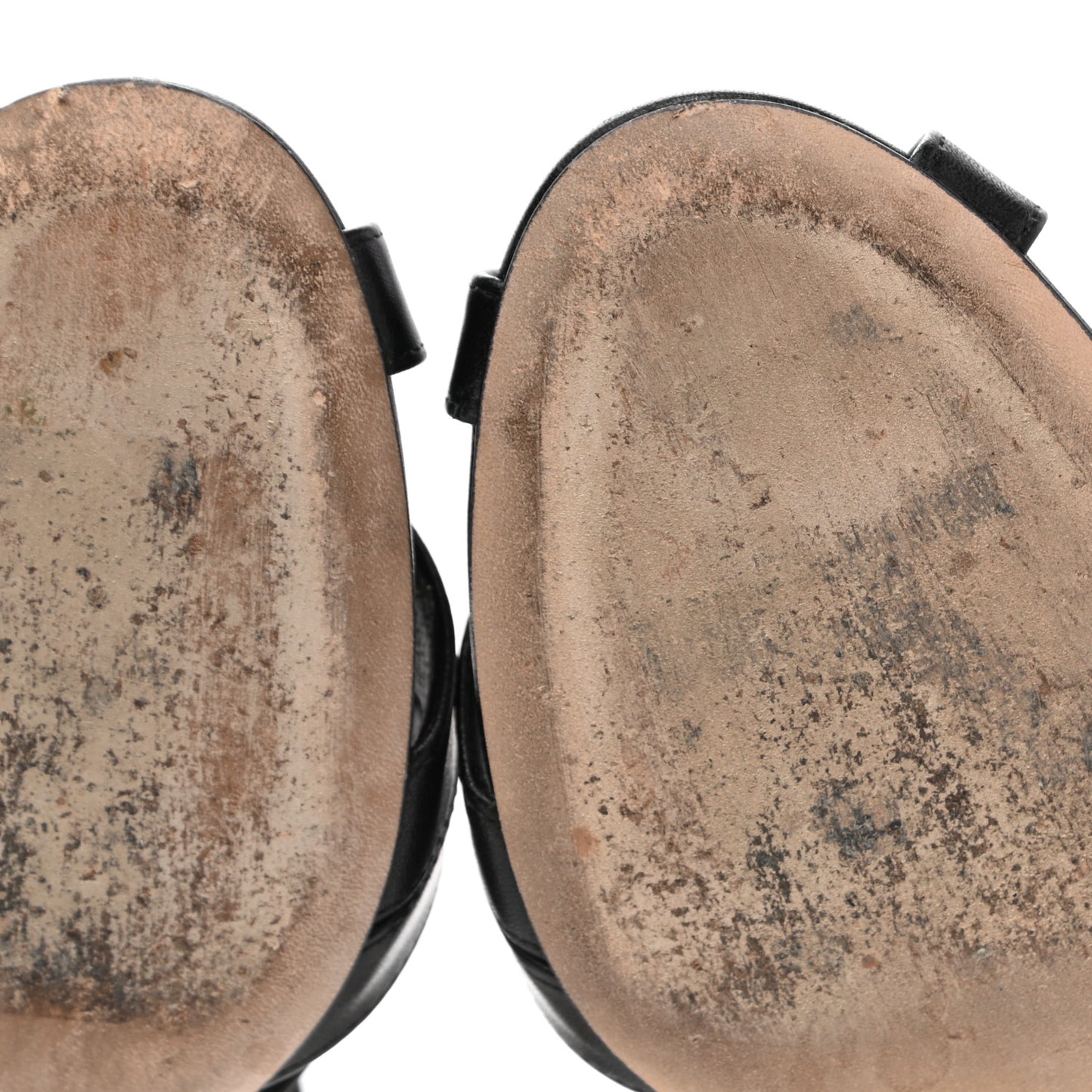 Lambskin CC Moonlight Strappy Sandals 39.5 Black