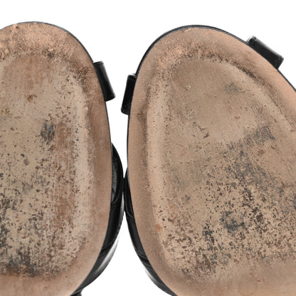 Chanel Lambskin CC Moonlight Strappy Sandals 39.5 Black 6 of 8