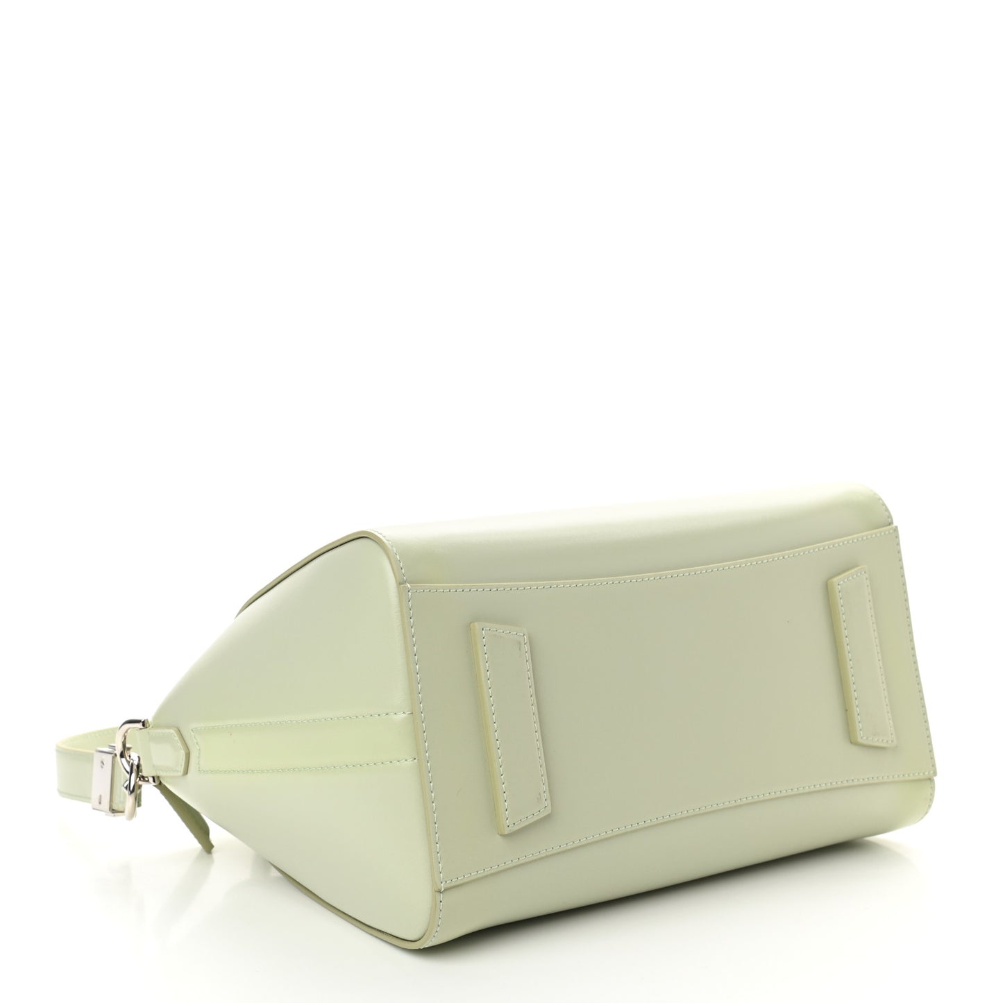 Shiny Lord Calfskin Medium Antigona Aqua Green
