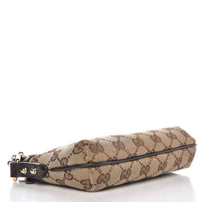 Gucci Monogram Jolicoeur Wristlet Dark Brown 4 of 9