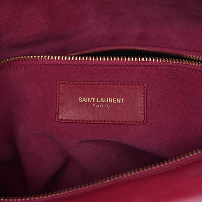 Saint Laurent Calfskin Classic Duffle 6 Fuchsia 5 of 15