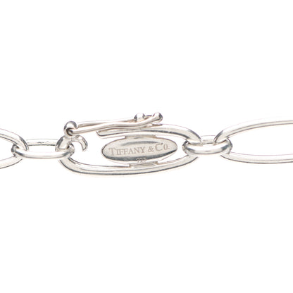 Tiffany Sterling Silver 35mm Elsa Peretti Open Heart Link Pendant Necklace 3 of 3