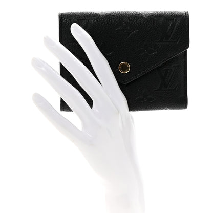 Louis Vuitton Empreinte Victorine Wallet Black 2 of 6