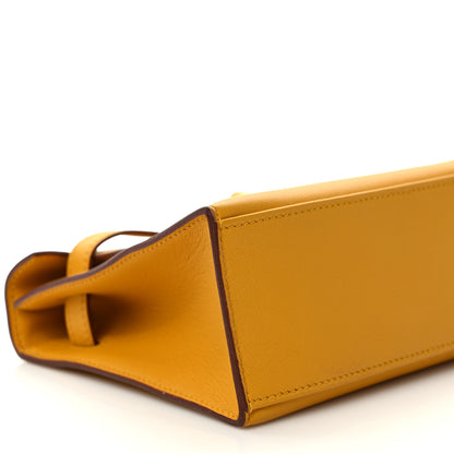 Hermes Swift Kelly Pochette Clutch Jaune Ambre 9 of 15