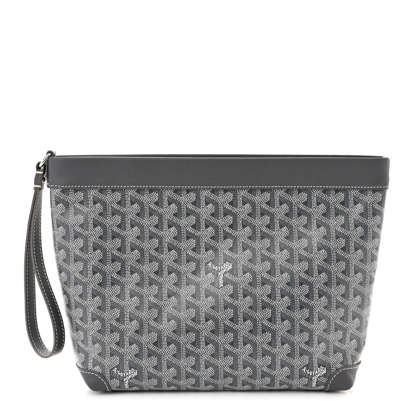 Goyardine Conti Pouch Grey