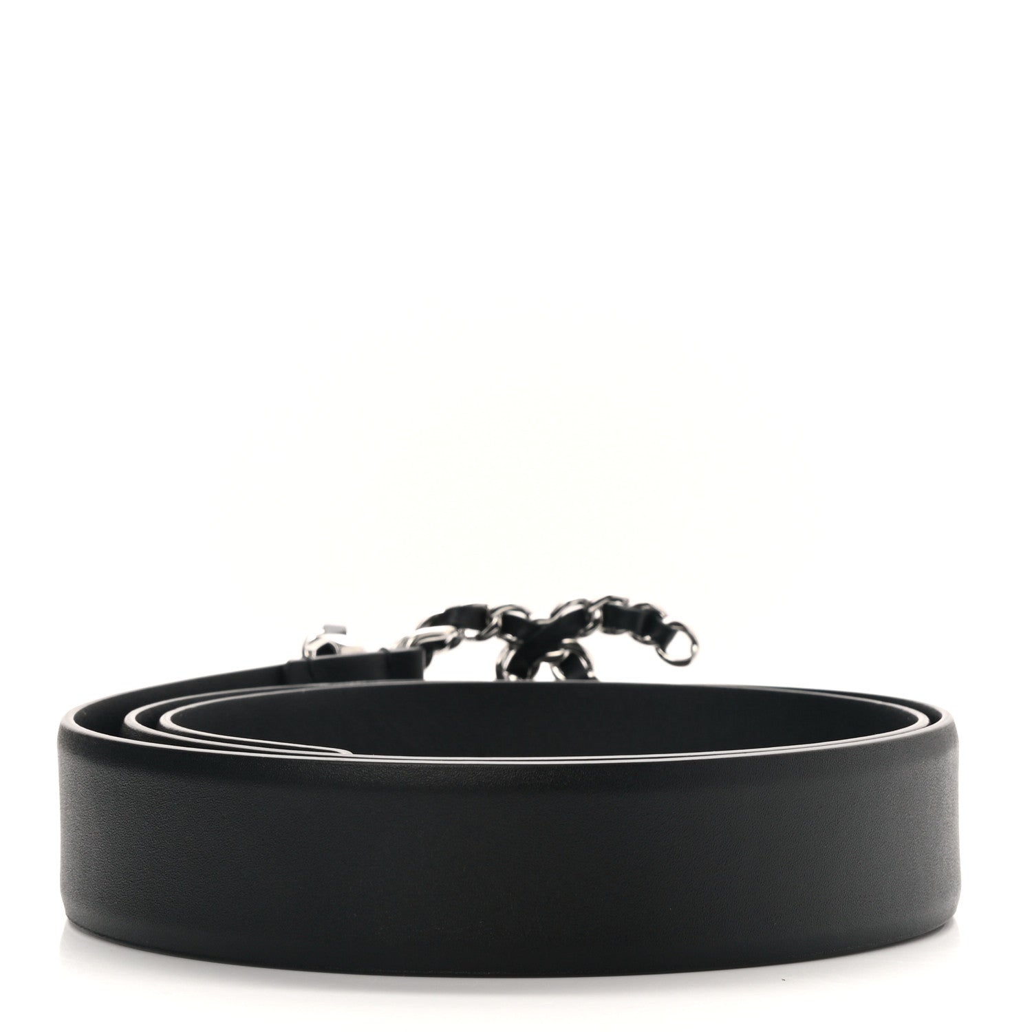 Chanel Calfskin CC Chain Belt 85 34 Black 2 of 6