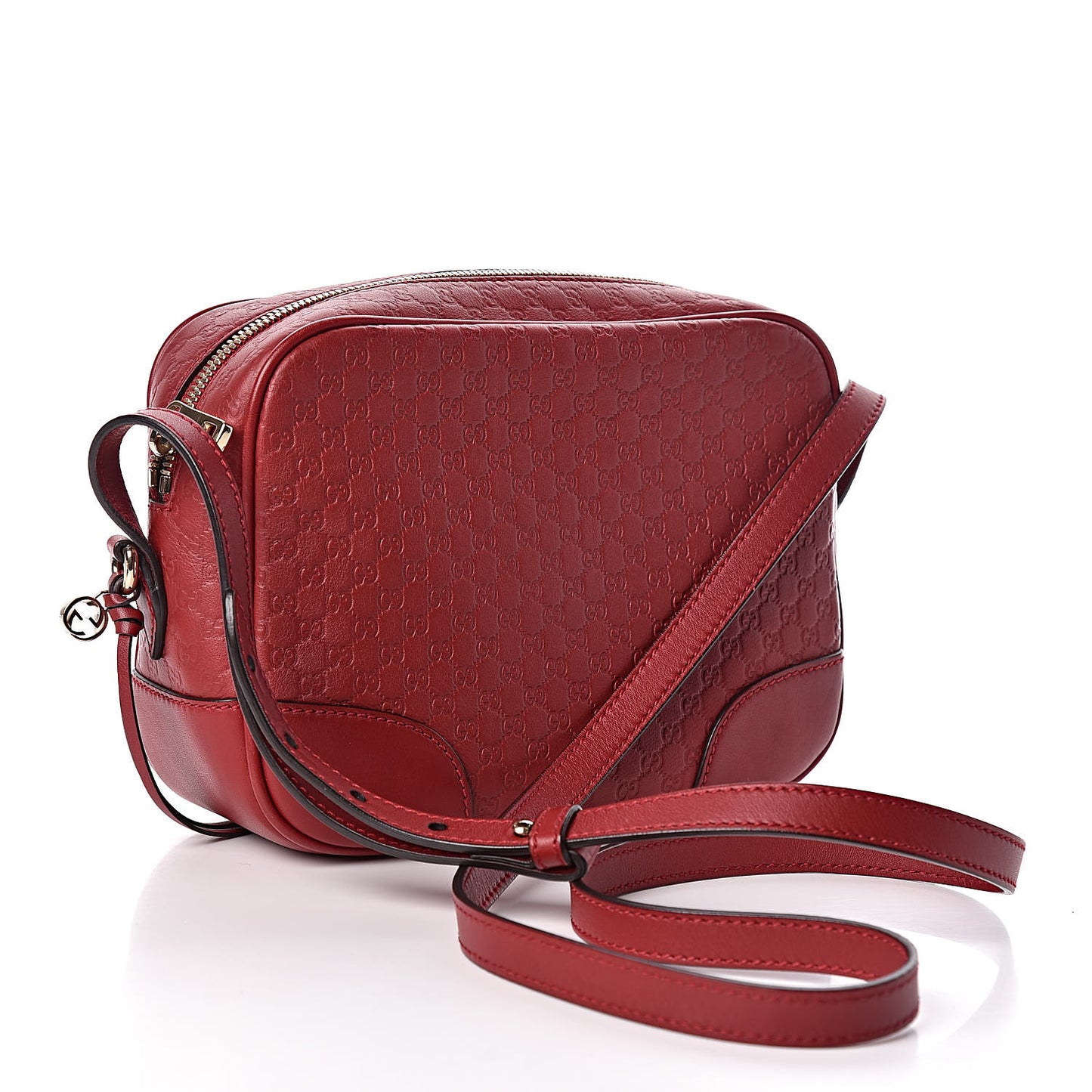 Microguccissima Mini Bree Messenger Bag Red