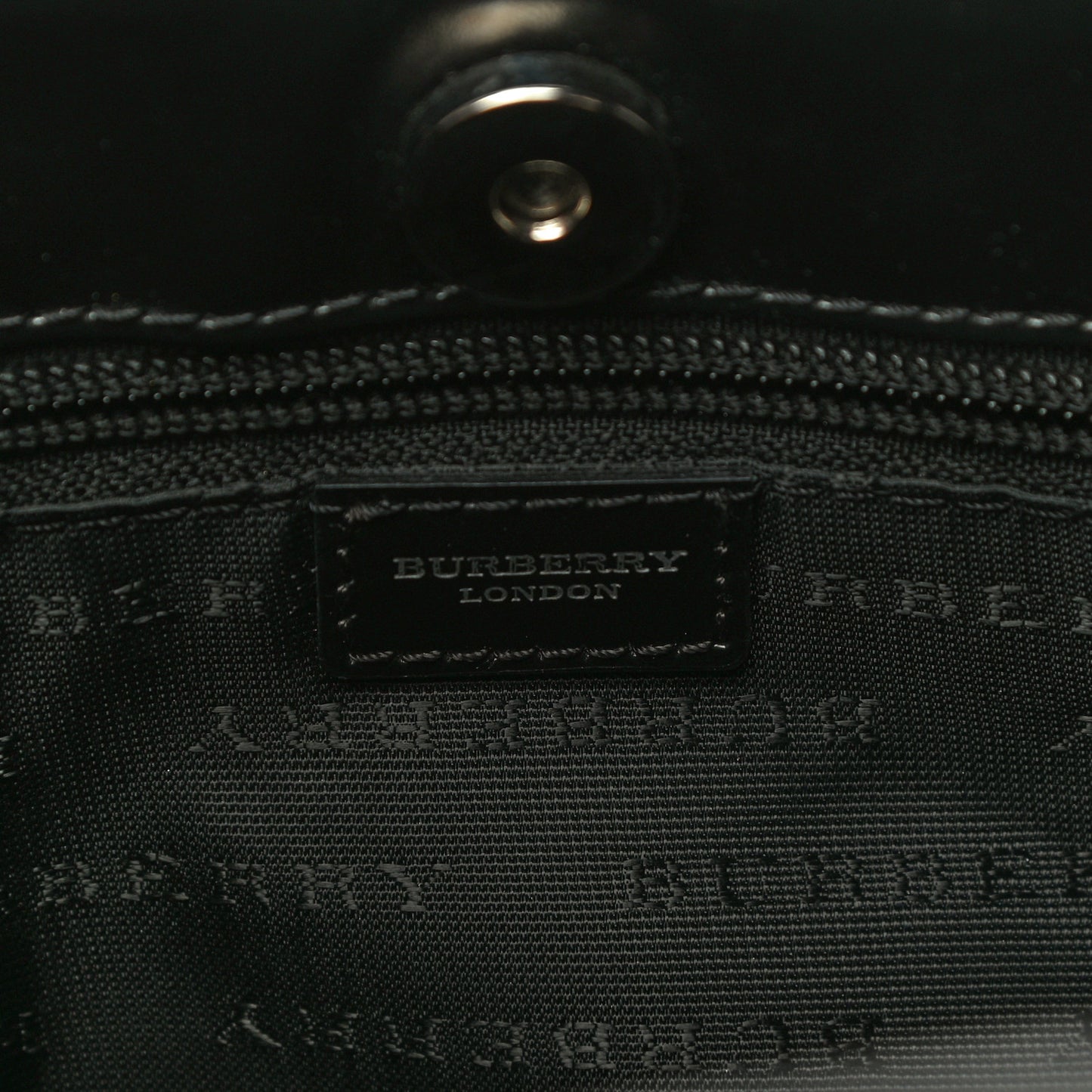 Canvas House Check Small Tote Black