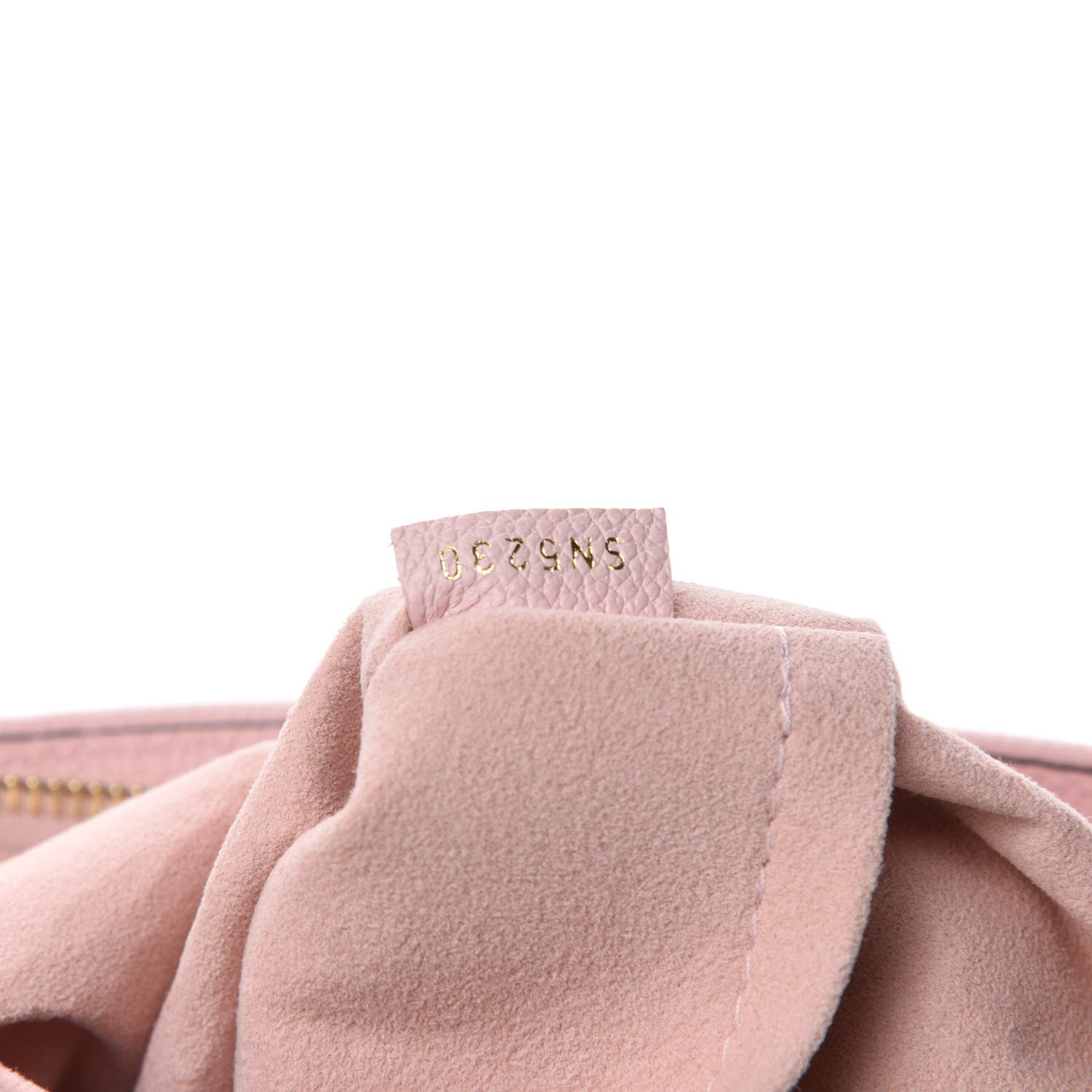 Louis Vuitton Empreinte Monogram Giant By The Pool Marshmallow Hobo PM Bouton De Rose 9 of 10