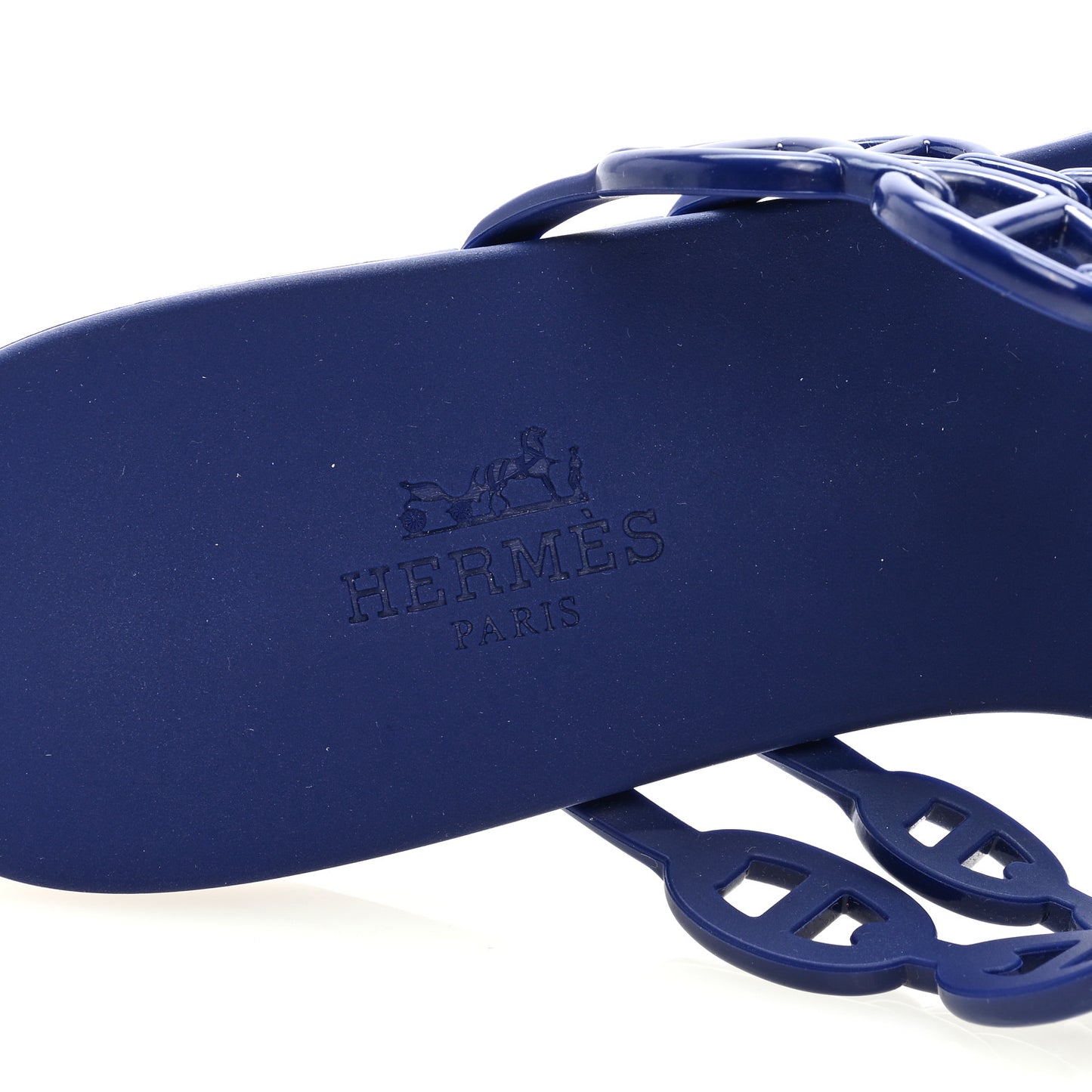Rubber Chaine d'Ancre Island Sandals 37 Bleu Smalt