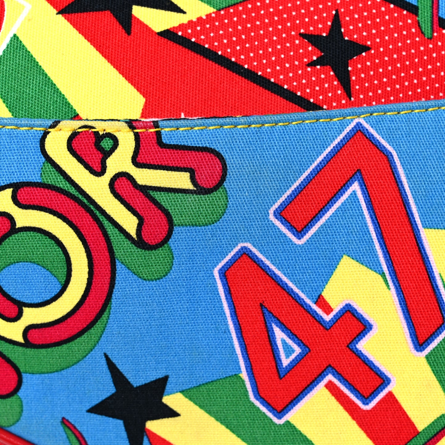 Canvas Bob Marley Saddle Bag Multicolor