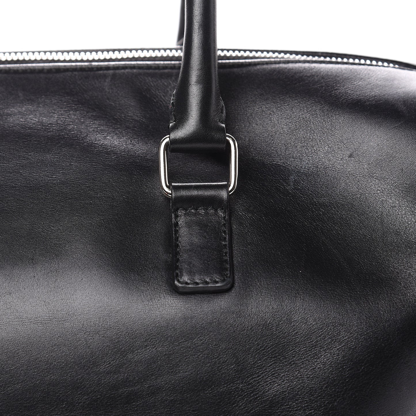 Calfskin Studded Classic Duffle 6 Black