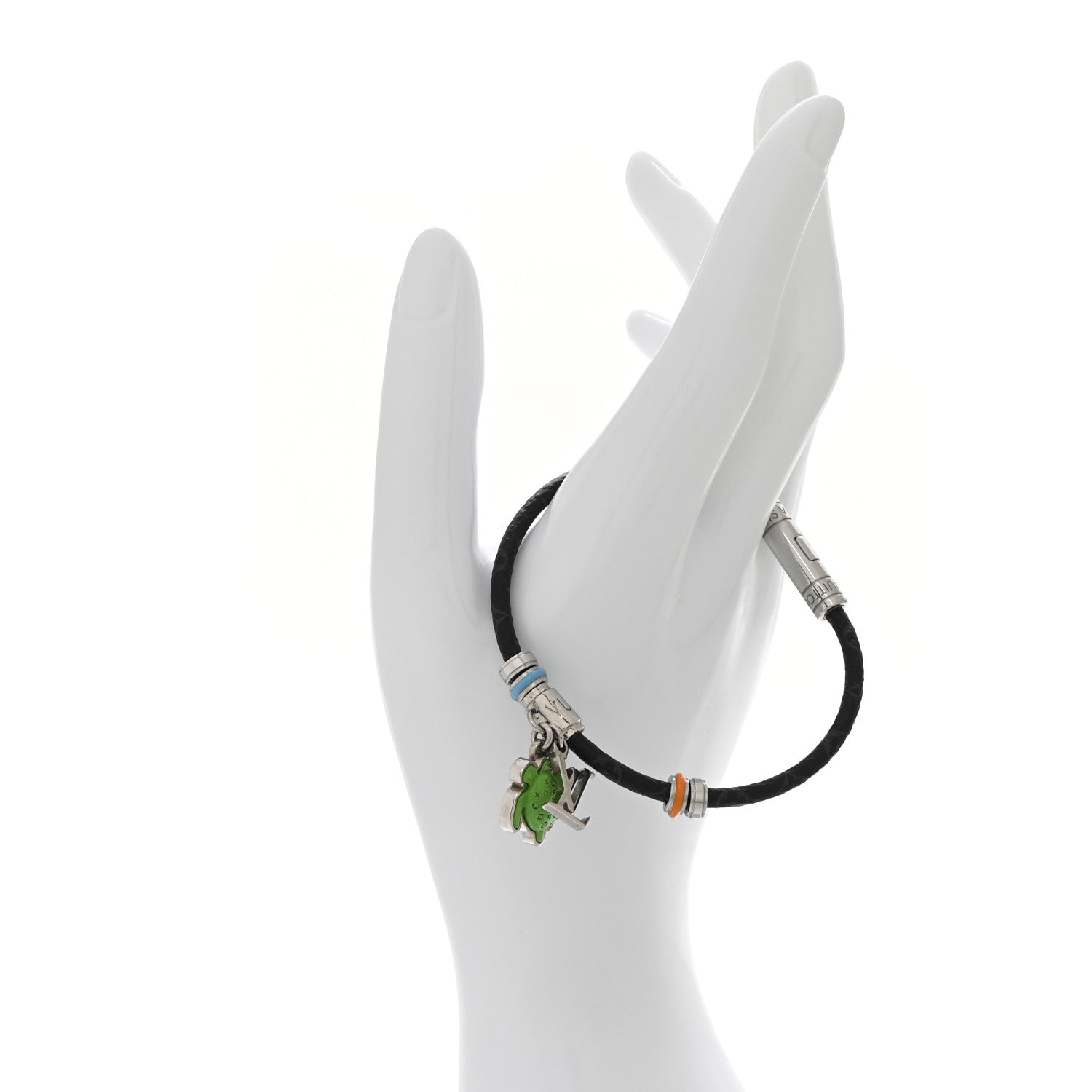 Louis Vuitton Monogram Eclipse Keep It Turtle Bracelet 19 2 of 5