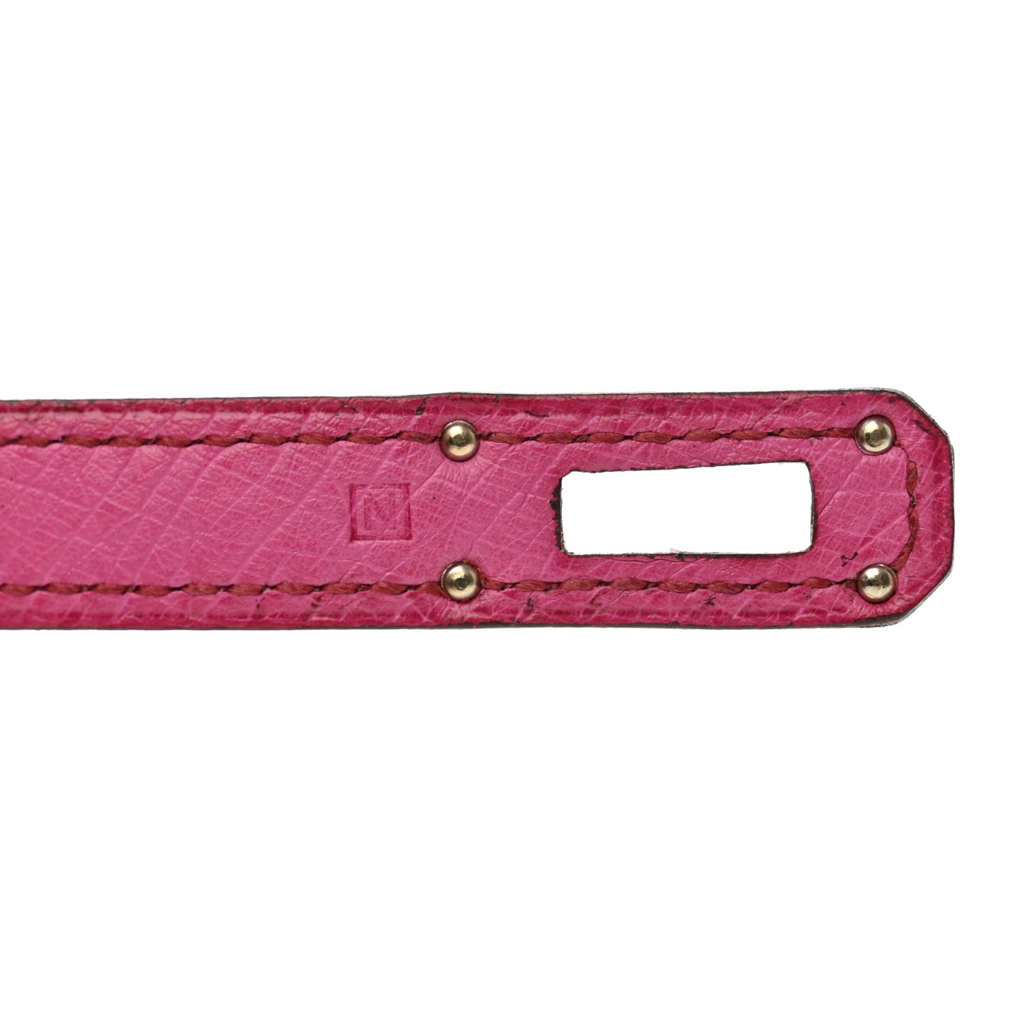 Ostrich Kelly Longue Wallet Fuchsia