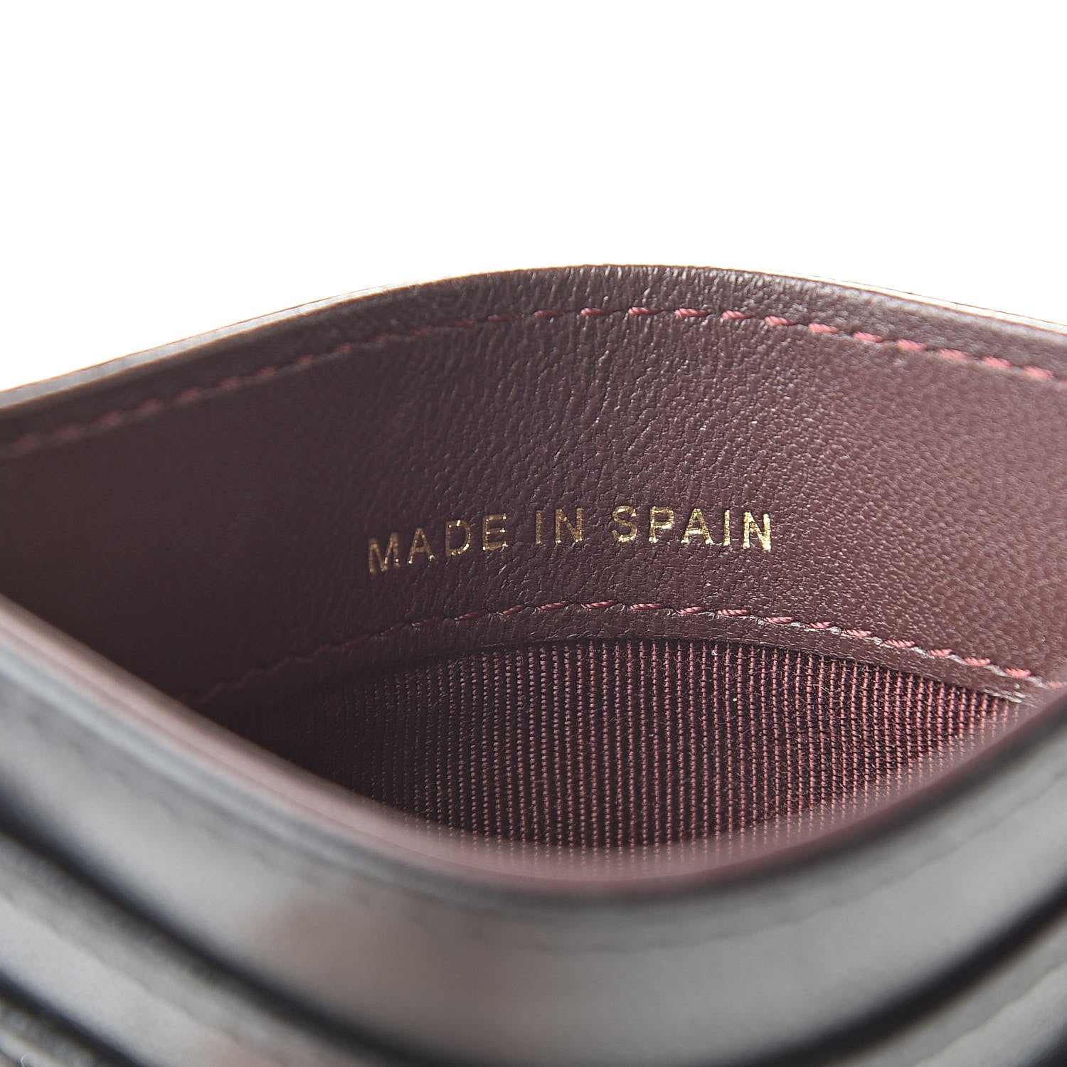 Chanel Lambskin Quilted Card Holder Black 7 of 9