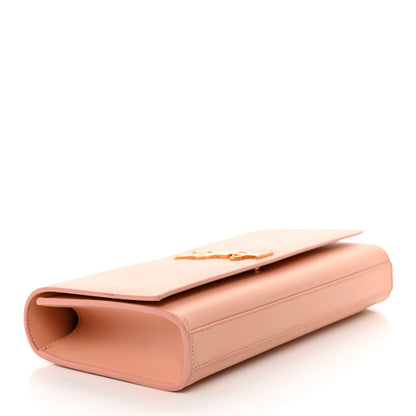 Saint Laurent Calfskin Classic Monogram Cassandre Clutch Blush 4 of 11