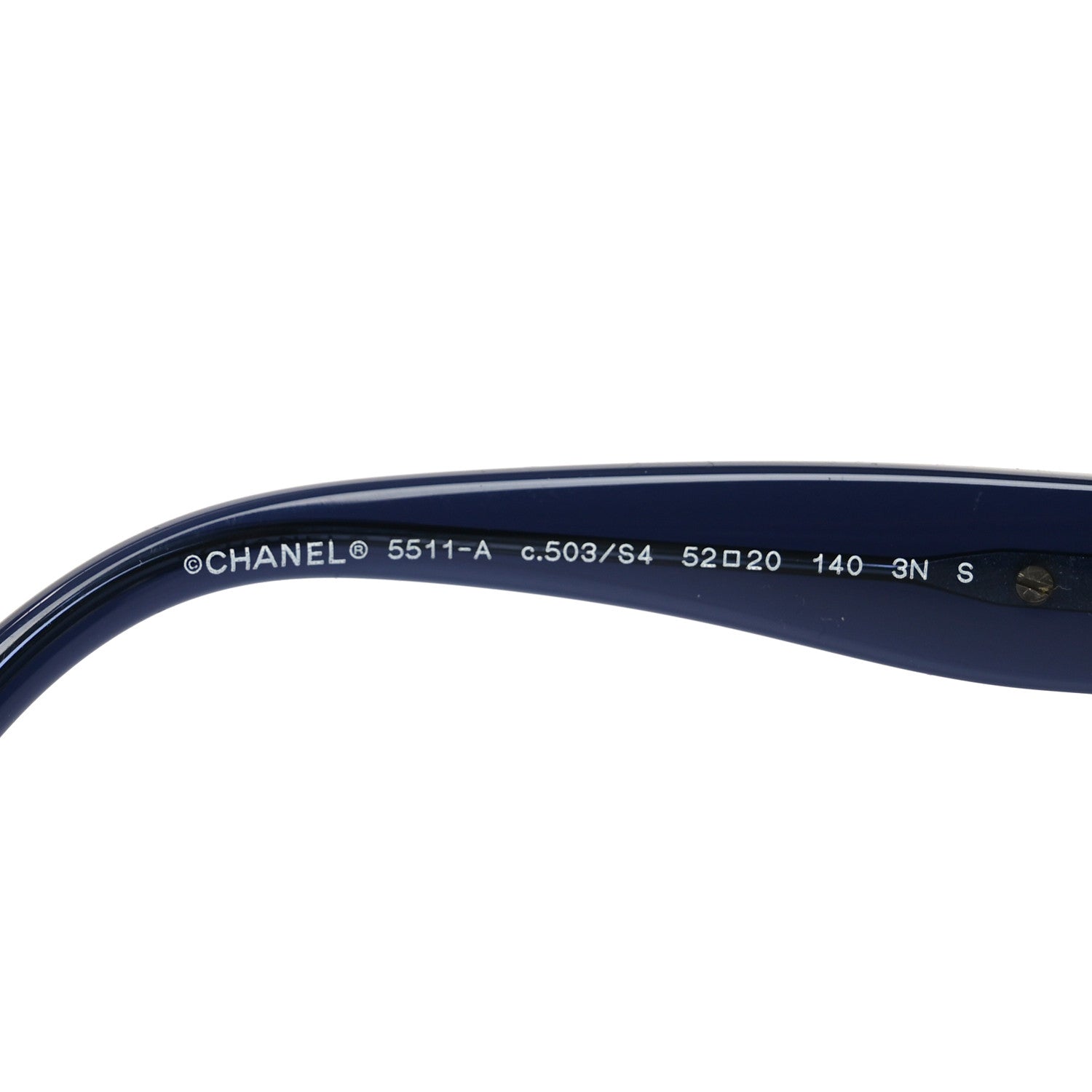Chanel Acetate Chain Sunglasses 5511-A Blue 5 of 7