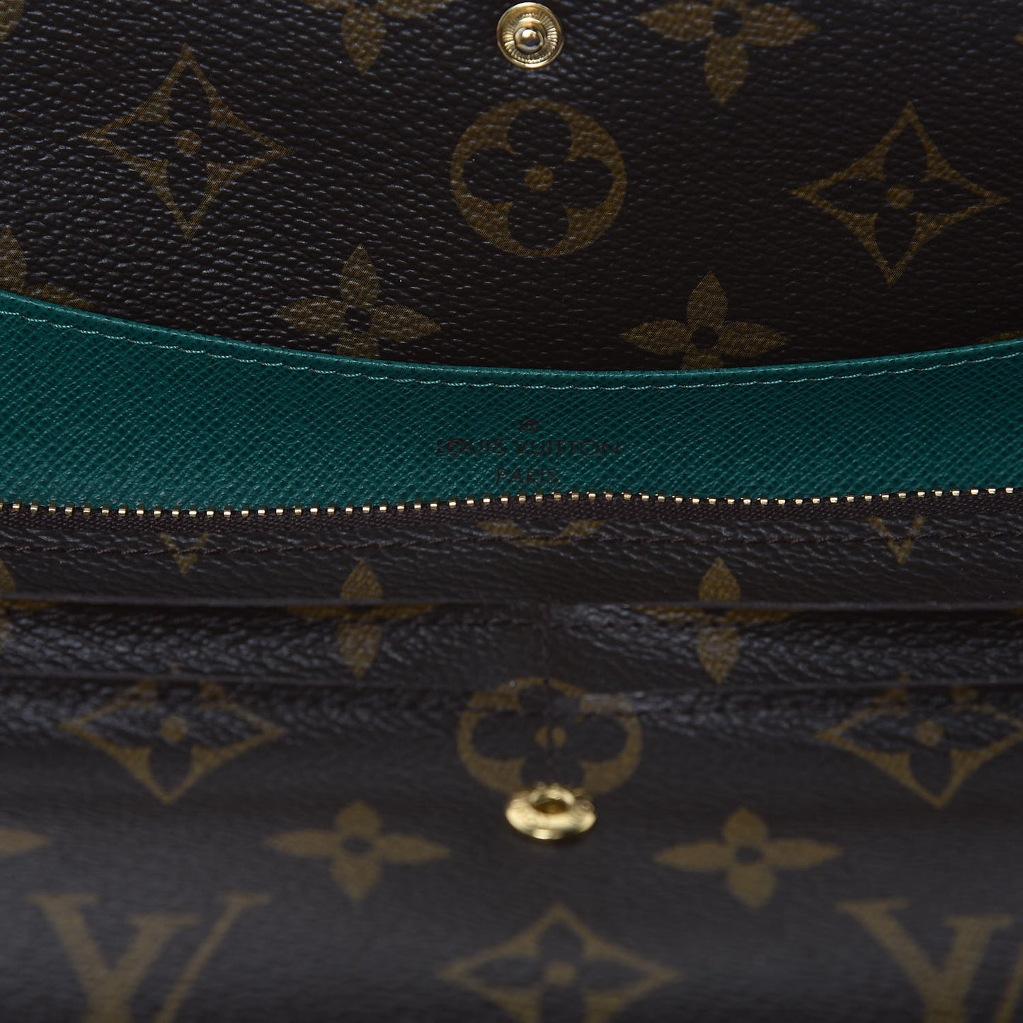 Monogram Emilie Wallet Vert