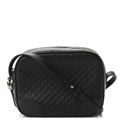 Gucci Microguccissima Mini Bree Messenger Bag Black 1 of 10