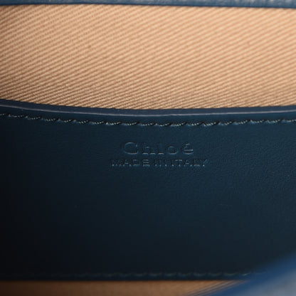 Chloe Calfskin Small Tess Bag Vinyl Blue 7 of 7