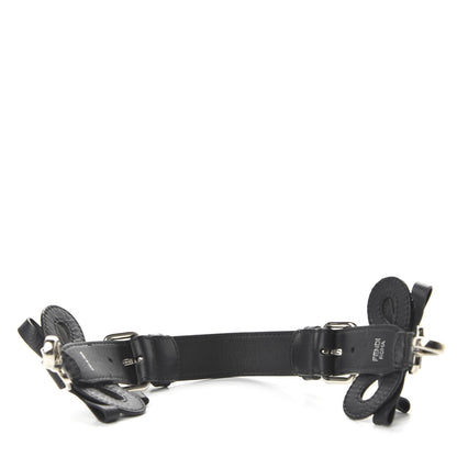 Fendi Vitello Dolce Bow Mini Strap You Black 2 of 6