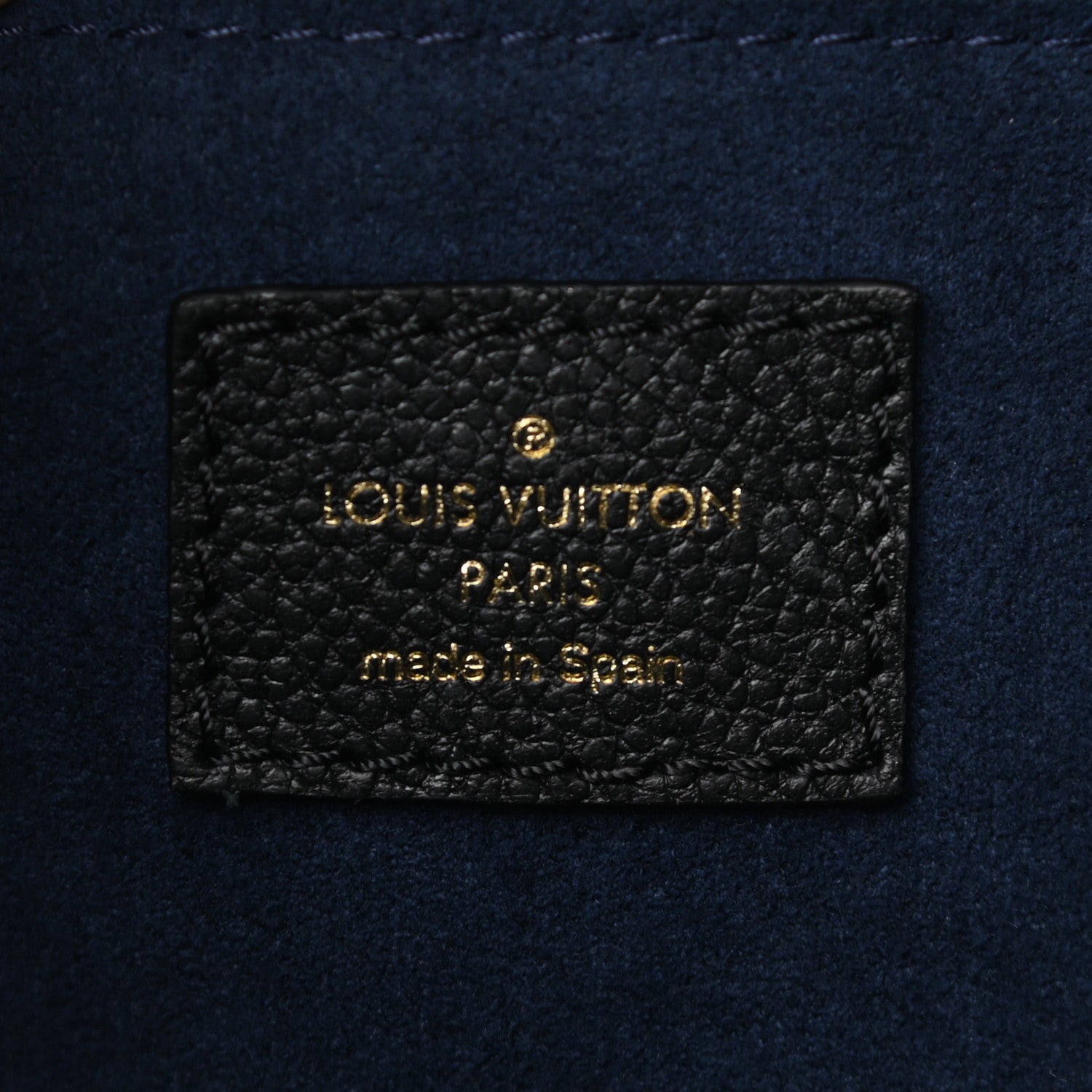 Louis Vuitton Empreinte Monogram Giant Neverfull MM Black 6 of 9