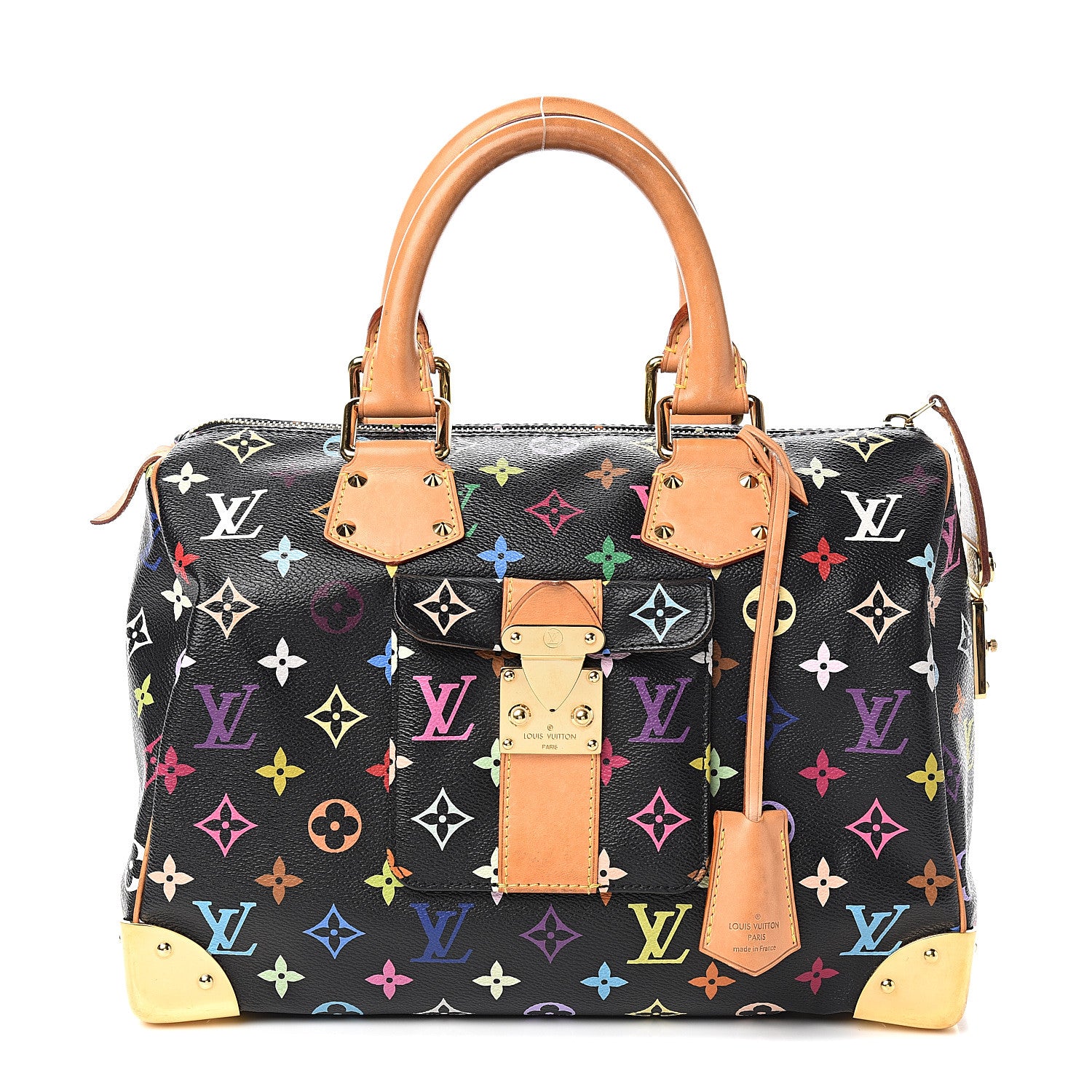 Louis Vuitton Monogram Multicolor Speedy 30 Black 1 of 9