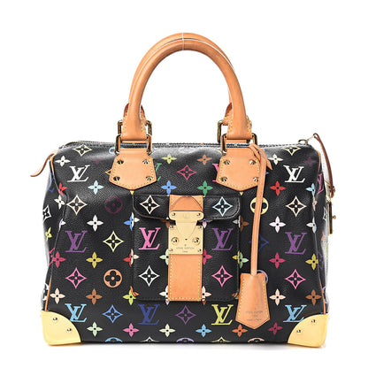 Louis Vuitton Monogram Multicolor Speedy 30 Black 1 of 9