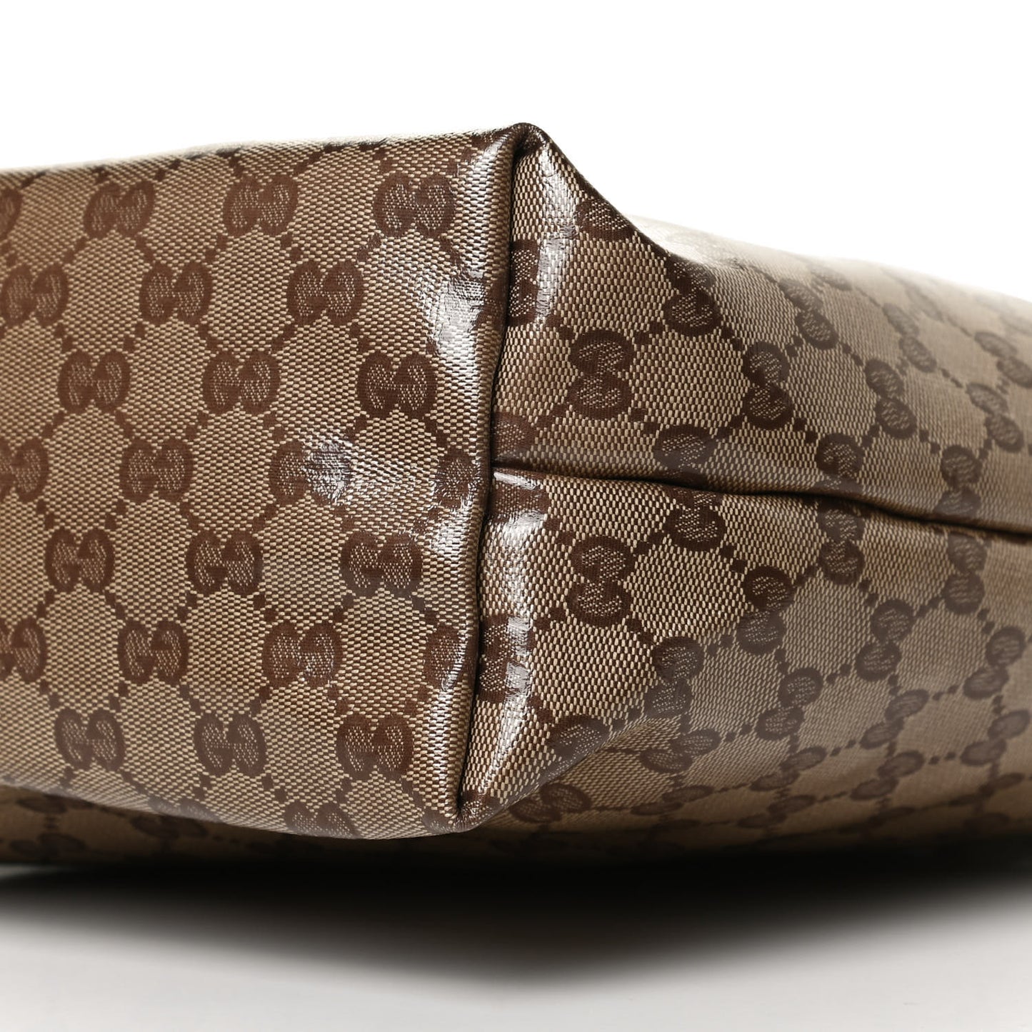 Crystal Monogram Joy Tote Dark Brown